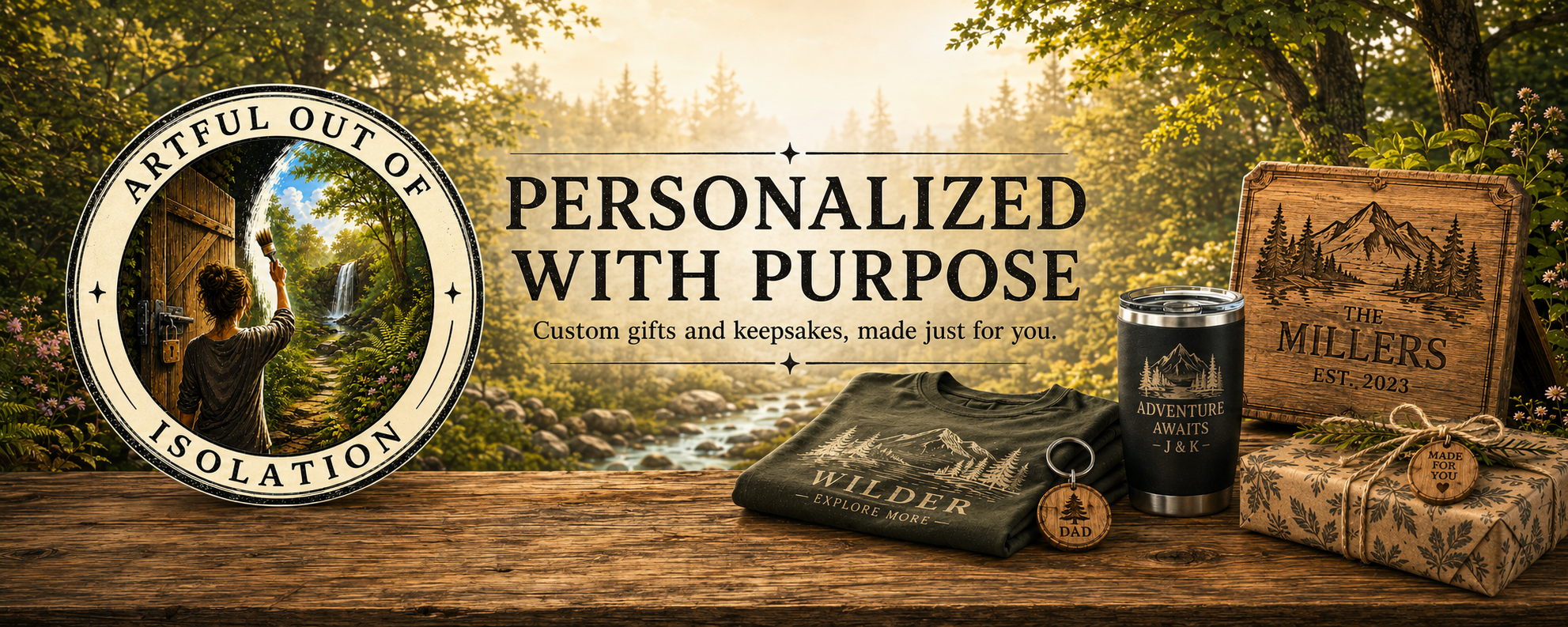 Artful personalized gifts